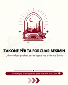 ZAKONE PËR TA FORCUAR BESIMIN