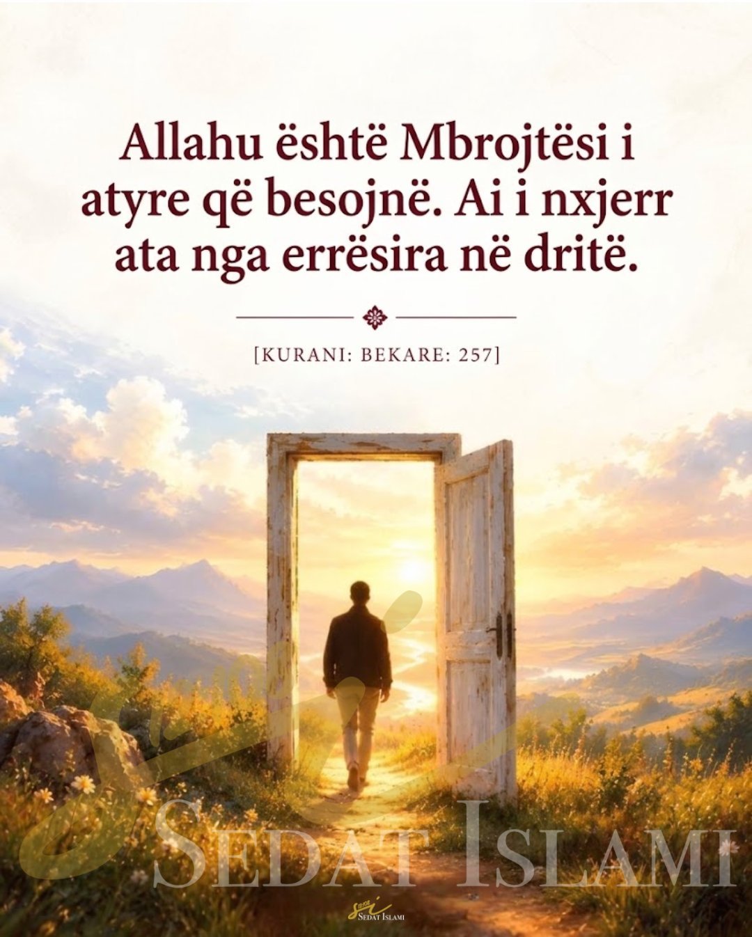 Allahu është Mbrojtësi i atyre që besojnë